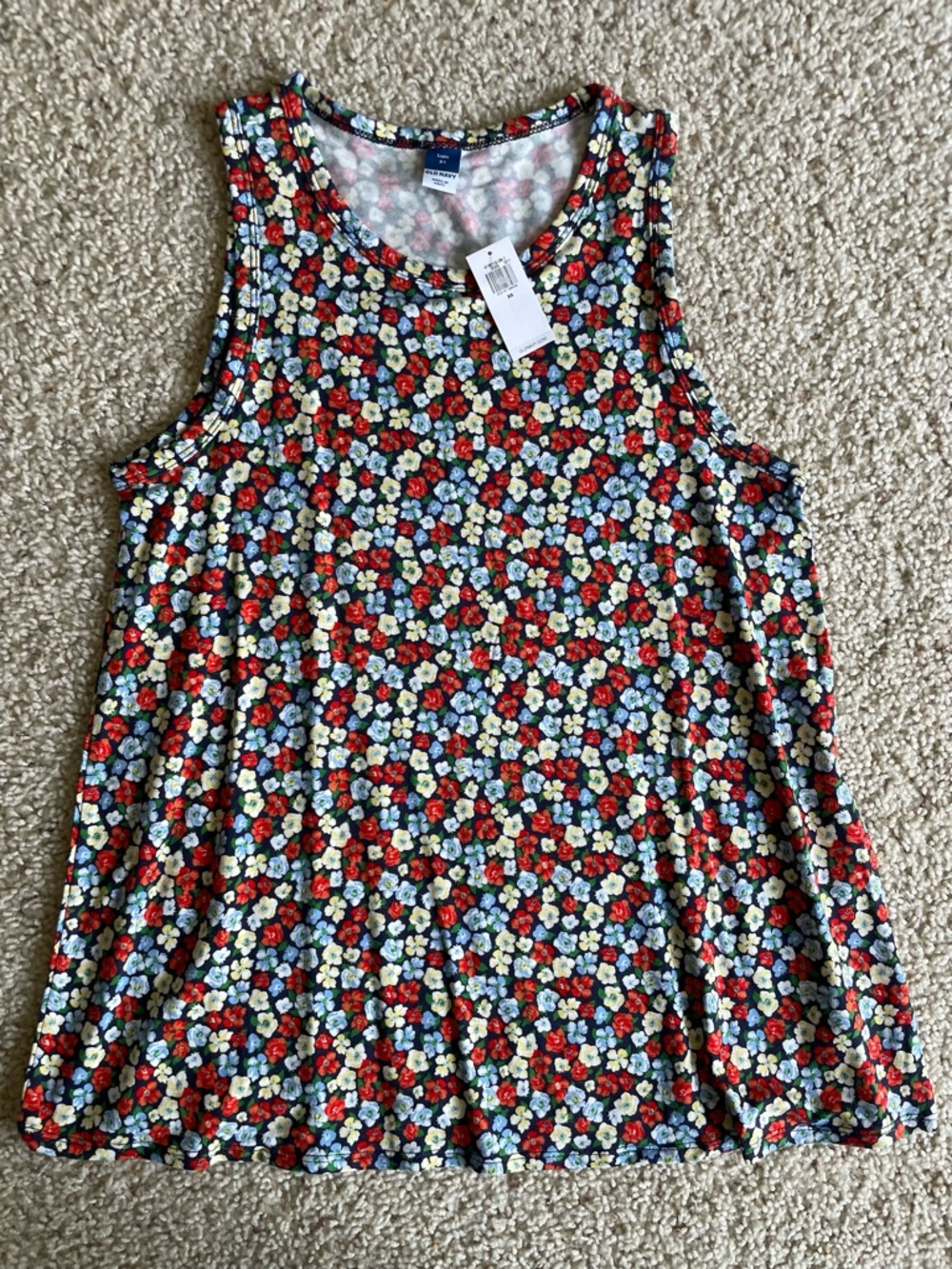 Old Navy Floral Luxe Tank
